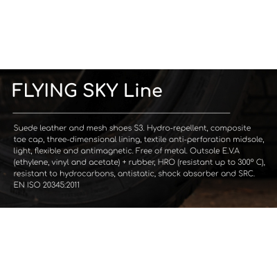 Dunlop FLYING SKY S3 - حذاء العمل والسلامة أزرق