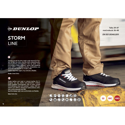 Dunlop STORM S3 Navy - рабочая и защитная обувь