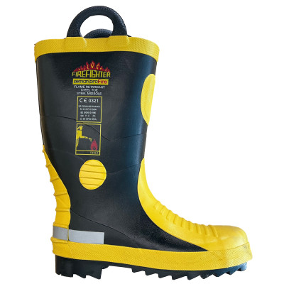 ZEMAN bottes de pompier en caoutchouc FIRESTAR-H F2I 37cm