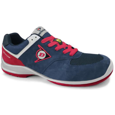 Dunlop FLYING ARROW Lady PU-PU ESD S3 - work and safety lady blue-pinnk shoes