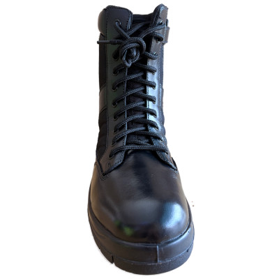 ZZM-13002 Militär- und Dienststiefel Schwarz mit Reißverschluss