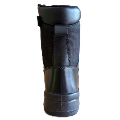 ZZM-13002 Bottes militaires et de service noires avec fermeture éclair