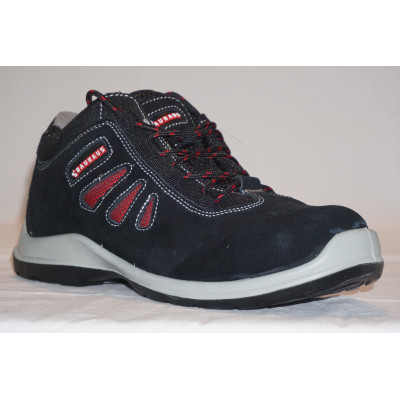 SAFETY BOOTS BLACK-RED S3 BAUHAUS