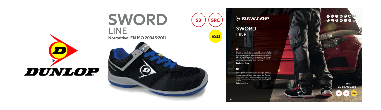 Espada Voadora DUNLOP®